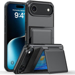 Kalebol Klapp-Karten-Geldbörsenhalter Stoßfeste Handyhülle, Für iPhone 17 Pro Max, Für iPhone 17 Pro, Für iPhone 17, Für iPhone Air, Für iPhone 16 Pro Max, Für iPhone 16 Pro, Für iPhone 16 Plus, Für iPhone 16