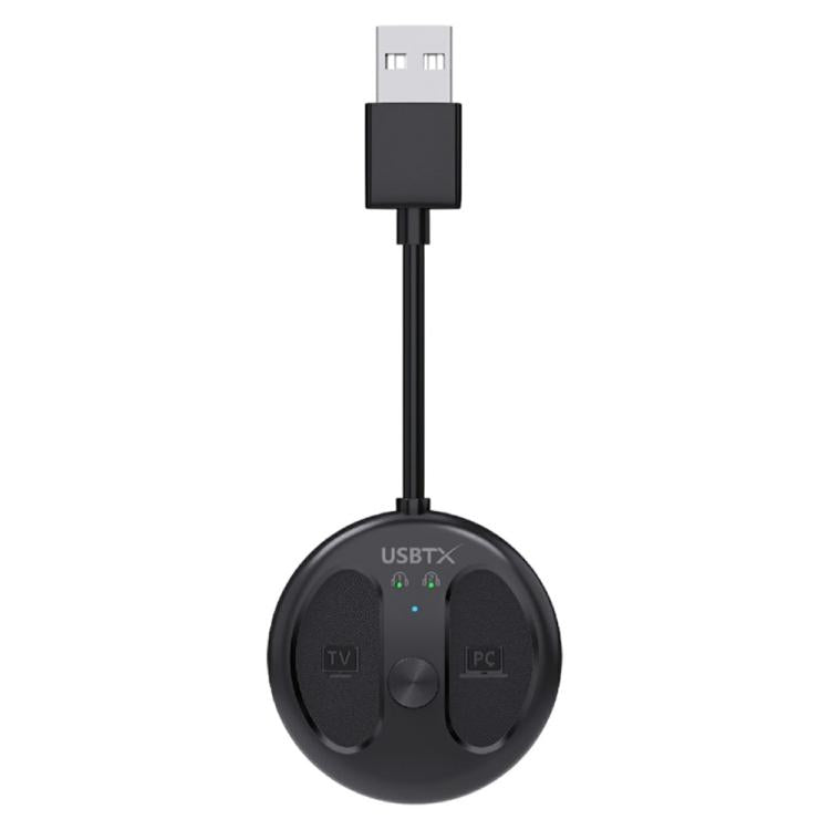 Für TV PC LE524 USB Bluetooth 5.4 Audio Transmitter 50m Reichweite Dual-Verbindungsadapter, LE524