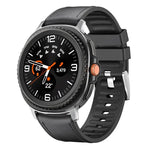 Metal Head Leather Skin Silicone Watch Band, For Samsung Galaxy Watch8 / Watch8 Classic