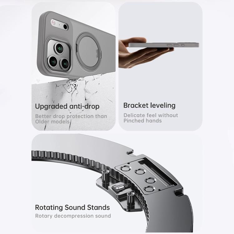 Kalebol Drehbarer Magnetischer Halter MagSafe Handyhülle, Für iPhone 17 Pro Max, Für iPhone 17 Pro, Für iPhone 17, Für iPhone Air, Für iPhone 16 Pro Max, Für iPhone 16 Pro, Für iPhone 16 Plus, Für iPhone 16