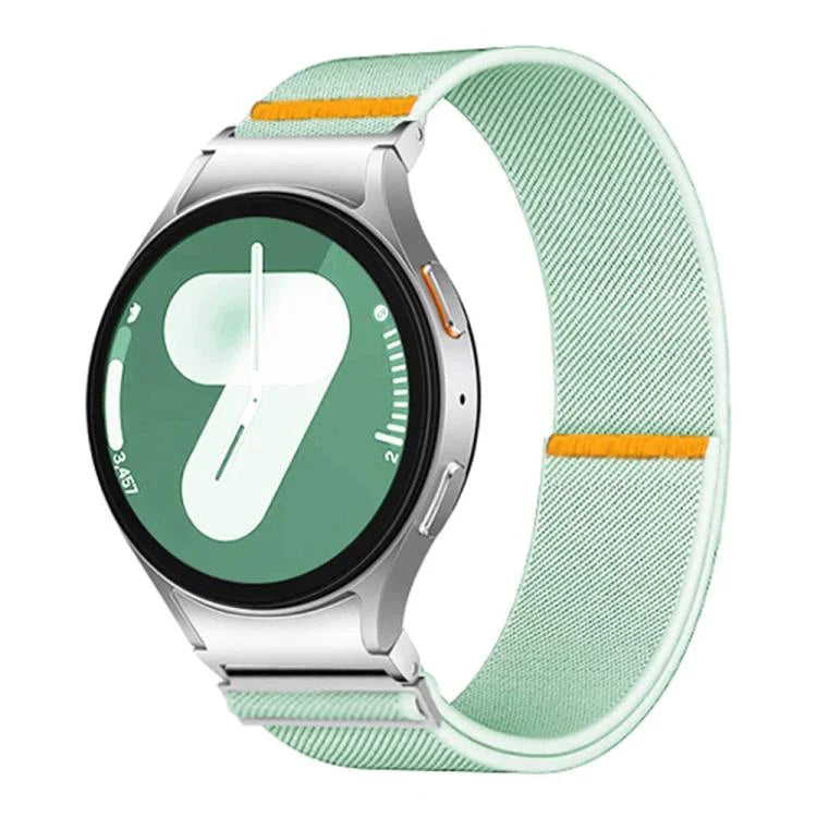 Verstellbares, elastisches Nylon-Uhrenarmband mit einfacher Schlaufe, für Samsung Galaxy Watch FE / 7 / 6 / 5 / 4