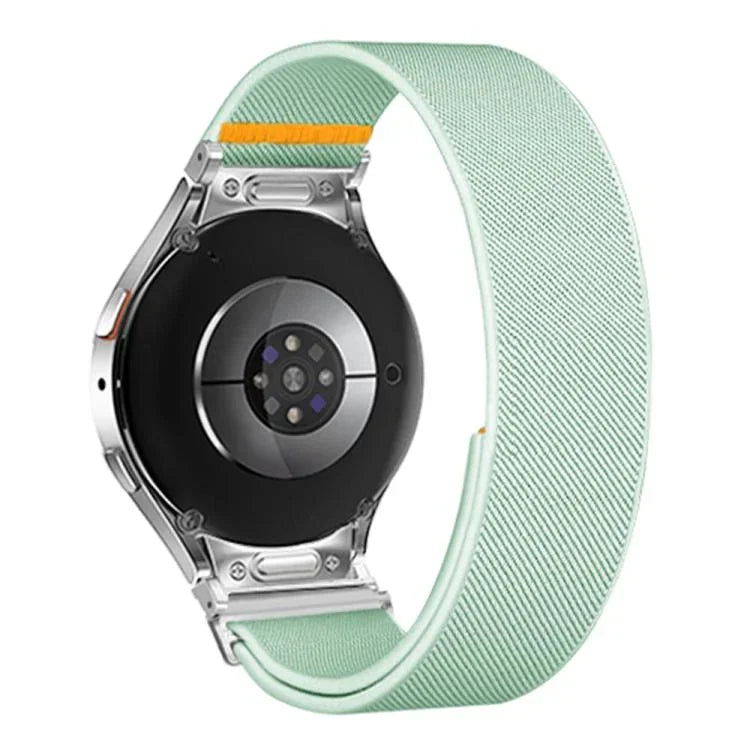 Verstellbares, elastisches Nylon-Uhrenarmband mit einfacher Schlaufe, für Samsung Galaxy Watch FE / 7 / 6 / 5 / 4