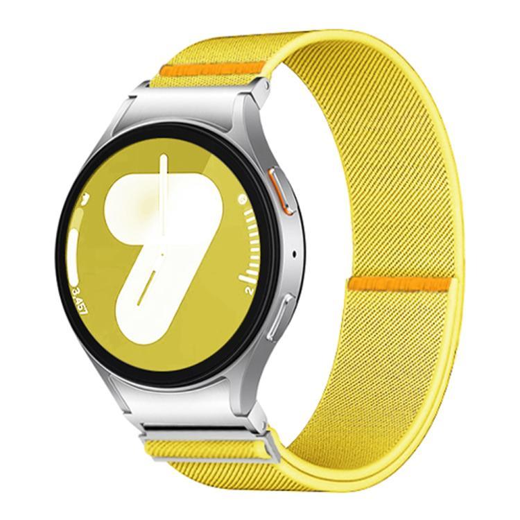 Verstellbares, elastisches Nylon-Uhrenarmband mit einfacher Schlaufe, für Samsung Galaxy Watch FE / 7 / 6 / 5 / 4