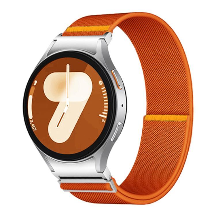 Verstellbares, elastisches Nylon-Uhrenarmband mit einfacher Schlaufe, für Samsung Galaxy Watch FE / 7 / 6 / 5 / 4
