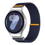 Verstellbares, elastisches Nylon-Uhrenarmband mit einfacher Schlaufe, für Samsung Galaxy Watch FE / 7 / 6 / 5 / 4