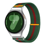 Verstellbares, elastisches Nylon-Uhrenarmband mit einfacher Schlaufe, für Samsung Galaxy Watch FE / 7 / 6 / 5 / 4