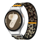 Verstellbares, elastisches Nylon-Uhrenarmband mit einfacher Schlaufe, für Samsung Galaxy Watch FE / 7 / 6 / 5 / 4