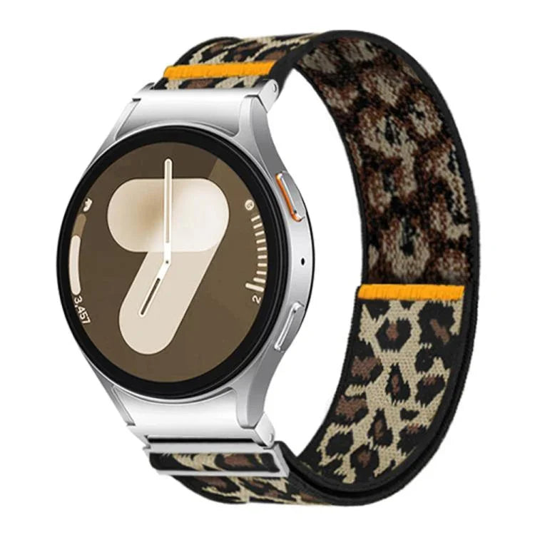 Verstellbares, elastisches Nylon-Uhrenarmband mit einfacher Schlaufe, für Samsung Galaxy Watch FE / 7 / 6 / 5 / 4