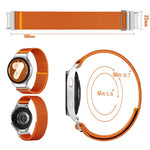 Verstellbares, elastisches Nylon-Uhrenarmband mit einfacher Schlaufe, für Samsung Galaxy Watch FE / 7 / 6 / 5 / 4