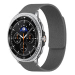 Litschi-Textur Weiches magnetisches Silikon-Uhrenarmband, für Samsung Galaxy Watch Ultra 47mm / Ultra 2025, für Samsung Galaxy Watch8 / 8 Classic