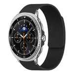 Litschi-Textur Weiches magnetisches Silikon-Uhrenarmband, für Samsung Galaxy Watch Ultra 47mm / Ultra 2025, für Samsung Galaxy Watch8 / 8 Classic