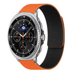Litschi-Textur Weiches magnetisches Silikon-Uhrenarmband, für Samsung Galaxy Watch Ultra 47mm / Ultra 2025, für Samsung Galaxy Watch8 / 8 Classic