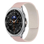 Litschi-Textur Weiches magnetisches Silikon-Uhrenarmband, für Samsung Galaxy Watch Ultra 47mm / Ultra 2025, für Samsung Galaxy Watch8 / 8 Classic