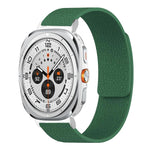 Litschi-Textur Weiches magnetisches Silikon-Uhrenarmband, für Samsung Galaxy Watch Ultra 47mm / Ultra 2025, für Samsung Galaxy Watch8 / 8 Classic