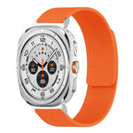 Litschi-Textur Weiches magnetisches Silikon-Uhrenarmband, für Samsung Galaxy Watch Ultra 47mm / Ultra 2025, für Samsung Galaxy Watch8 / 8 Classic