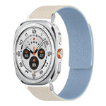 Litschi-Textur Weiches magnetisches Silikon-Uhrenarmband, für Samsung Galaxy Watch Ultra 47mm / Ultra 2025, für Samsung Galaxy Watch8 / 8 Classic
