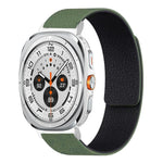 Litschi-Textur Weiches magnetisches Silikon-Uhrenarmband, für Samsung Galaxy Watch Ultra 47mm / Ultra 2025, für Samsung Galaxy Watch8 / 8 Classic