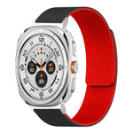 Litschi-Textur Weiches magnetisches Silikon-Uhrenarmband, für Samsung Galaxy Watch Ultra 47mm / Ultra 2025, für Samsung Galaxy Watch8 / 8 Classic