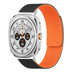 Litschi-Textur Weiches magnetisches Silikon-Uhrenarmband, für Samsung Galaxy Watch Ultra 47mm / Ultra 2025, für Samsung Galaxy Watch8 / 8 Classic