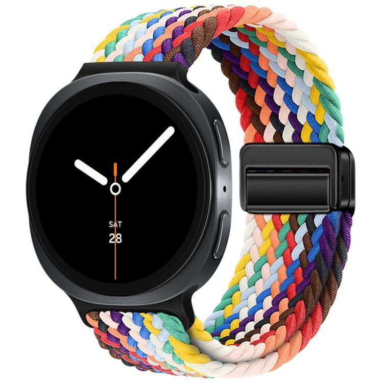 Geflochtenes Nylon-Uhrenarmband mit Magnetverschluss, passend für Samsung Galaxy Watch8 / Watch8 Classic