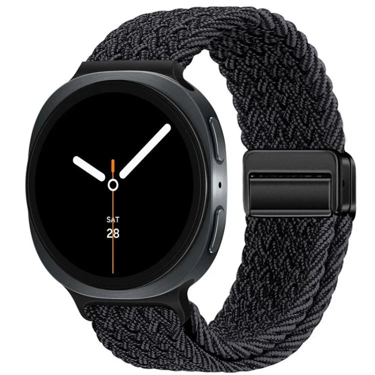 Geflochtenes Nylon-Uhrenarmband mit Magnetverschluss, passend für Samsung Galaxy Watch8 / Watch8 Classic