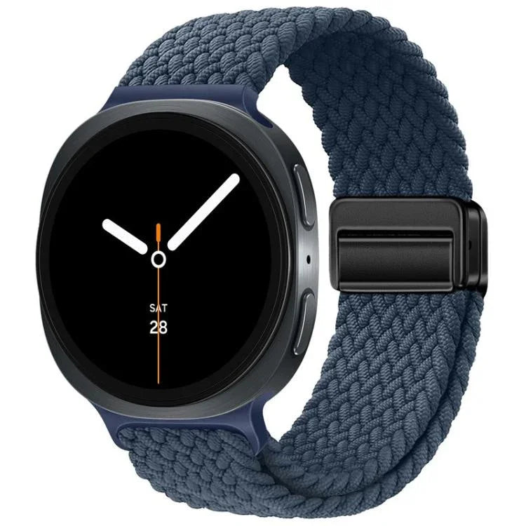Geflochtenes Nylon-Uhrenarmband mit Magnetverschluss, passend für Samsung Galaxy Watch8 / Watch8 Classic