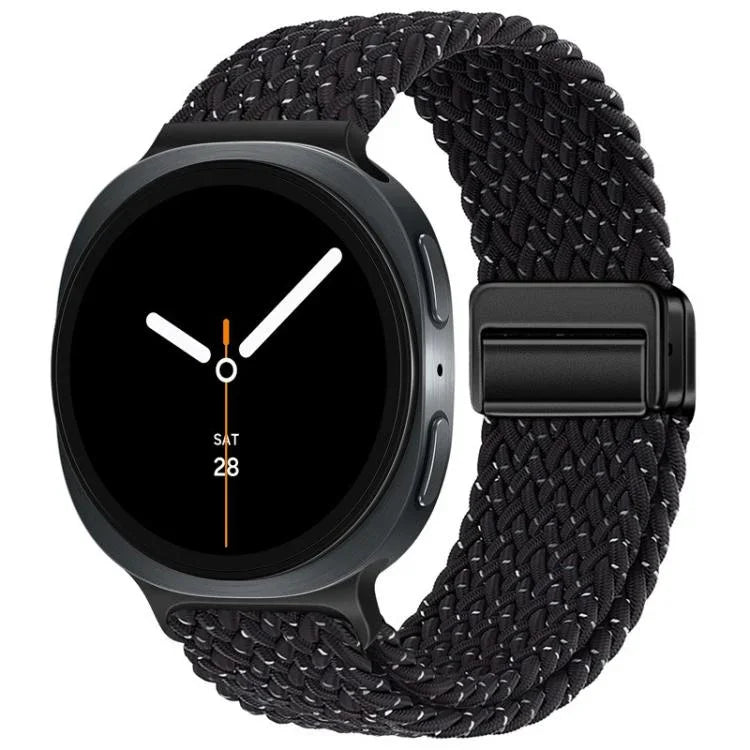 Geflochtenes Nylon-Uhrenarmband mit Magnetverschluss, passend für Samsung Galaxy Watch8 / Watch8 Classic