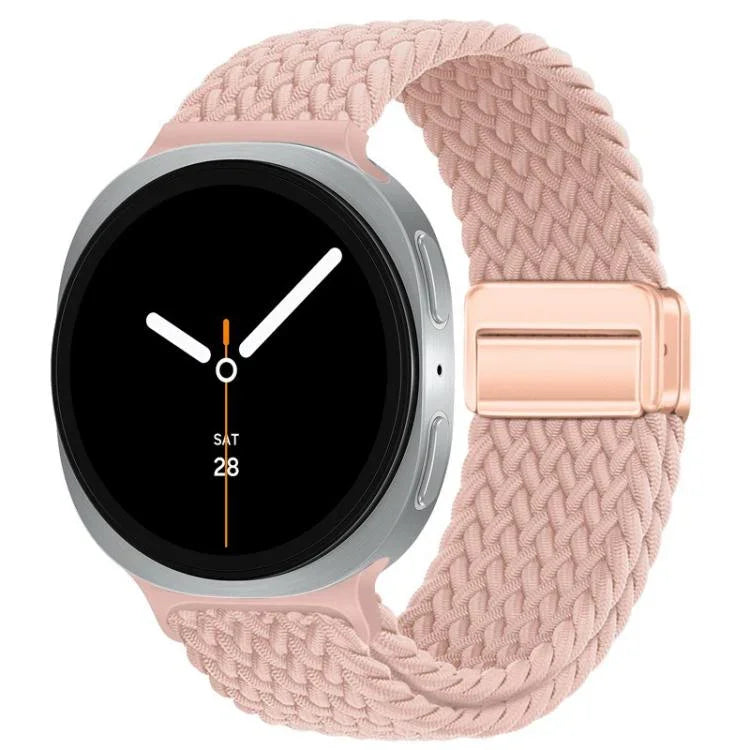 Geflochtenes Nylon-Uhrenarmband mit Magnetverschluss, passend für Samsung Galaxy Watch8 / Watch8 Classic