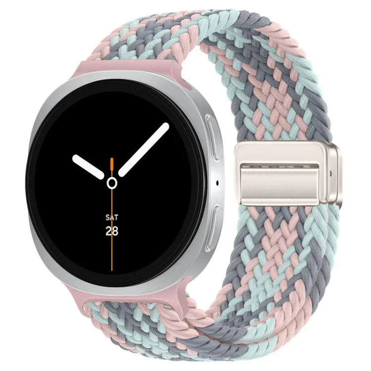 Geflochtenes Nylon-Uhrenarmband mit Magnetverschluss, passend für Samsung Galaxy Watch8 / Watch8 Classic