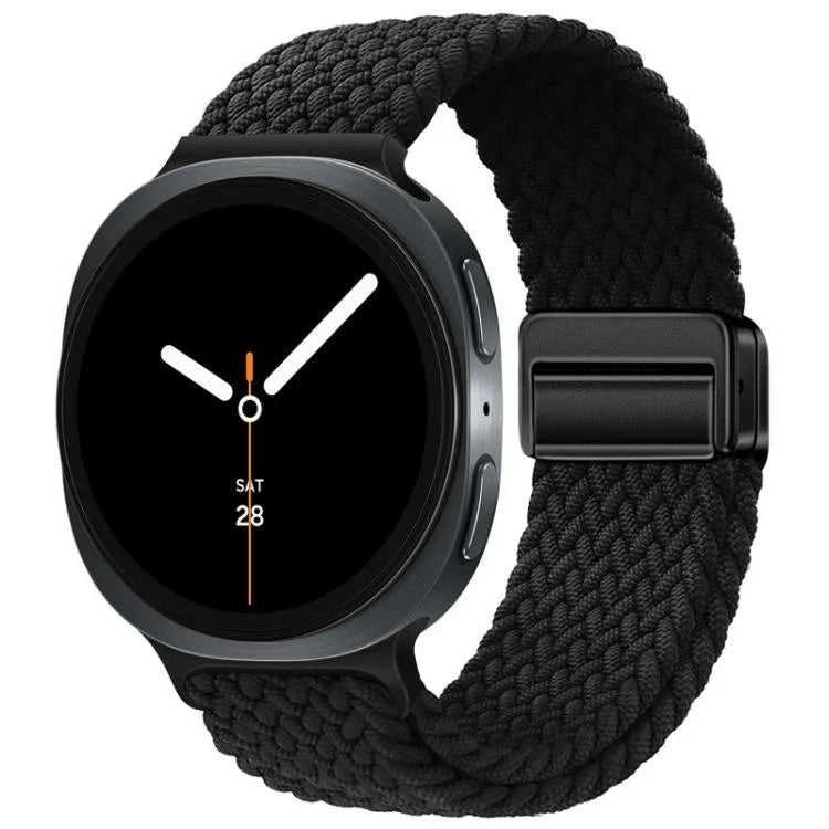Geflochtenes Nylon-Uhrenarmband mit Magnetverschluss, passend für Samsung Galaxy Watch8 / Watch8 Classic