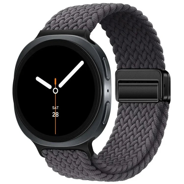 Geflochtenes Nylon-Uhrenarmband mit Magnetverschluss, passend für Samsung Galaxy Watch8 / Watch8 Classic