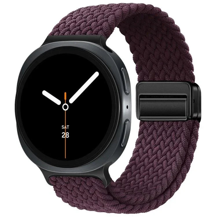 Geflochtenes Nylon-Uhrenarmband mit Magnetverschluss, passend für Samsung Galaxy Watch8 / Watch8 Classic