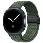 Geflochtenes Nylon-Uhrenarmband mit Magnetverschluss, passend für Samsung Galaxy Watch8 / Watch8 Classic