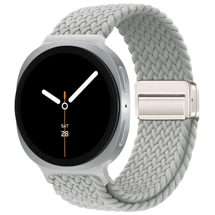 Geflochtenes Nylon-Uhrenarmband mit Magnetverschluss, passend für Samsung Galaxy Watch8 / Watch8 Classic