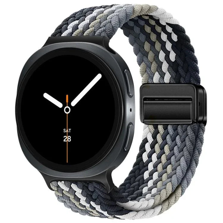 Geflochtenes Nylon-Uhrenarmband mit Magnetverschluss, passend für Samsung Galaxy Watch8 / Watch8 Classic