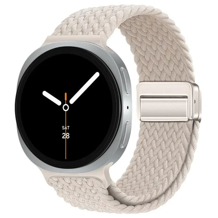 Geflochtenes Nylon-Uhrenarmband mit Magnetverschluss, passend für Samsung Galaxy Watch8 / Watch8 Classic