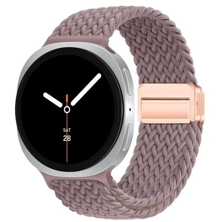 Geflochtenes Nylon-Uhrenarmband mit Magnetverschluss, passend für Samsung Galaxy Watch8 / Watch8 Classic