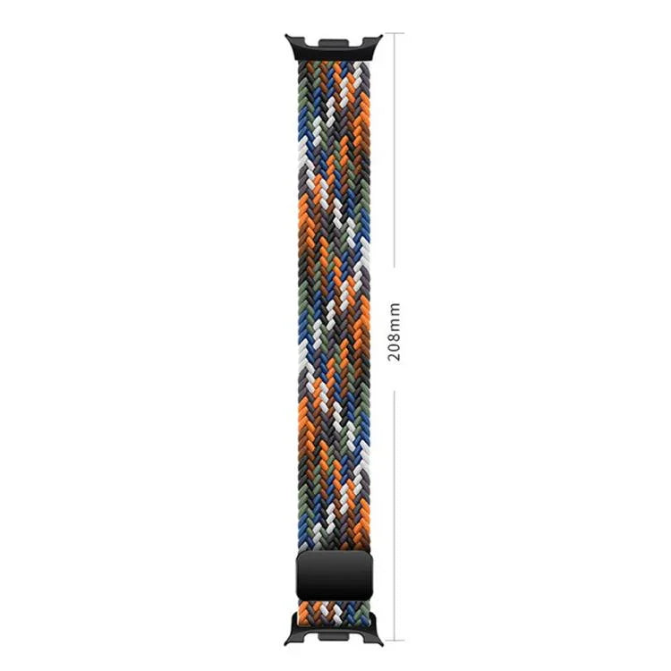Geflochtenes Nylon-Uhrenarmband mit Magnetverschluss, passend für Samsung Galaxy Watch8 / Watch8 Classic