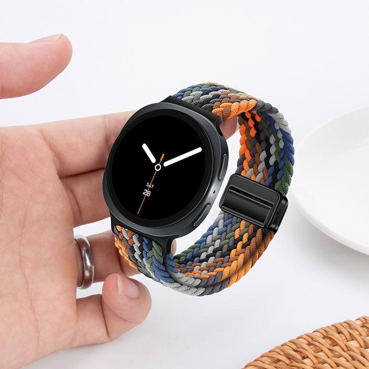 Geflochtenes Nylon-Uhrenarmband mit Magnetverschluss, passend für Samsung Galaxy Watch8 / Watch8 Classic