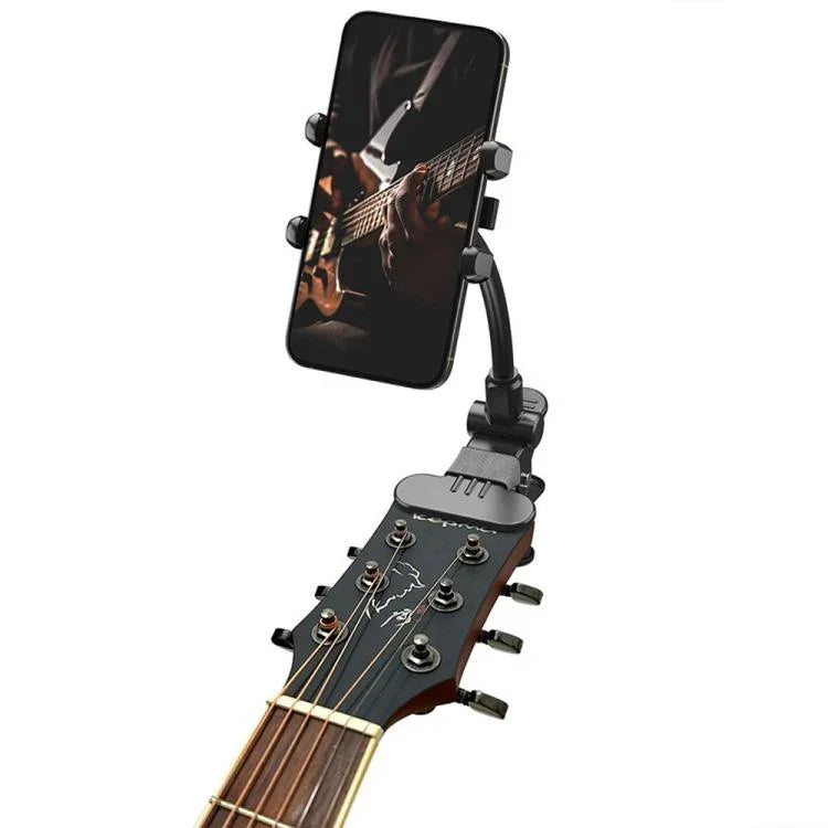 Für E-Gitarre, Bass, Ukulele, Klavier, Panel, Live-Unterricht, universelle Handyhalterung, X040