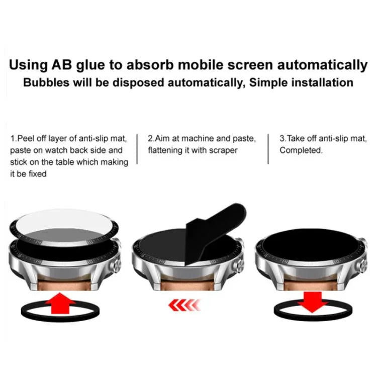 Hochauflösende Displayschutzfolie aus Verbundmaterial für Google Pixel Watch 4 (45 mm) und Google Pixel Watch 4 (41 mm)