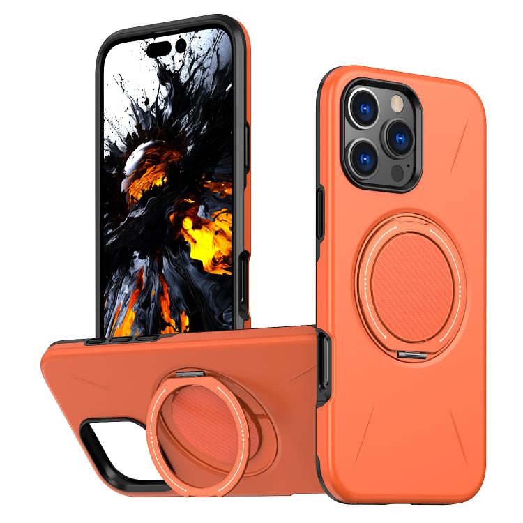 Kalebol Magnetischer MagSafe Drehhalter PC Handyhülle, Für iPhone 16 Plus, Für iPhone 16, Für iPhone 15 Pro Max, Für iPhone 15 Pro, Für iPhone 15, Für iPhone 14