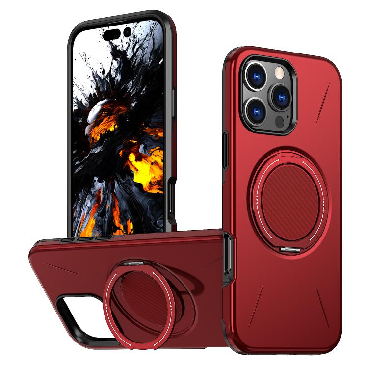 Kalebol Magnetic MagSafe Rotation Holder PC Phone Case, For iPhone 17 Pro Max, For iPhone 17 Pro, For iPhone 17, For iPhone Air, For iPhone 16 Pro Max, For iPhone 16 Pro