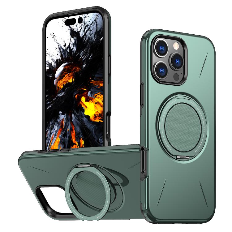 Kalebol Magnetic MagSafe Rotation Holder PC Phone Case, For iPhone 17 Pro Max, For iPhone 17 Pro, For iPhone 17, For iPhone Air, For iPhone 16 Pro Max, For iPhone 16 Pro