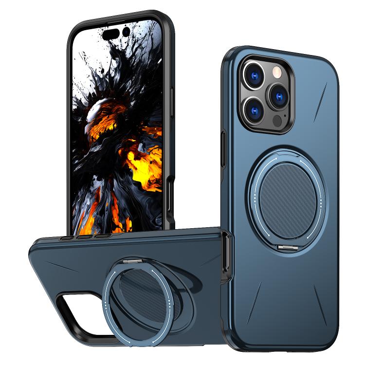 Kalebol Magnetic MagSafe Rotation Holder PC Phone Case, For iPhone 16 Plus, For iPhone 16, For iPhone 15 Pro Max, For iPhone 15 Pro, For iPhone 15, For iPhone 14
