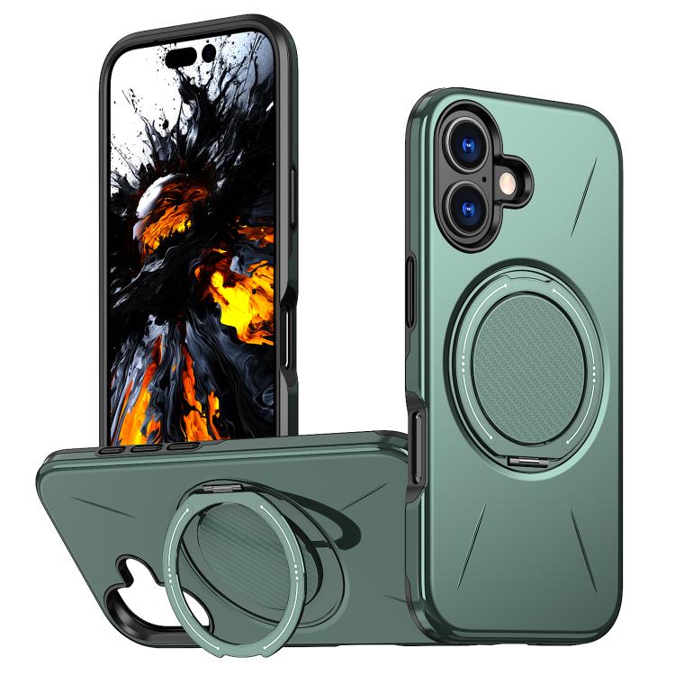 Kalebol Magnetischer MagSafe Drehhalter PC Handyhülle, Für iPhone 16 Plus, Für iPhone 16, Für iPhone 15 Pro Max, Für iPhone 15 Pro, Für iPhone 15, Für iPhone 14