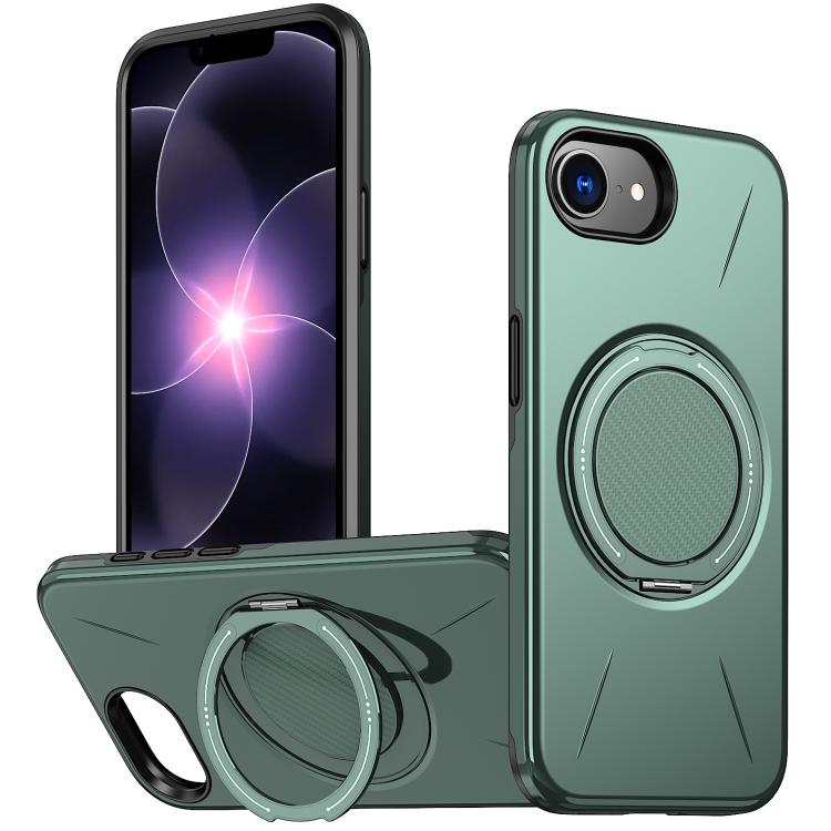 Kalebol Magnetic MagSafe Rotation Holder PC Phone Case, For iPhone 13 Pro, For iPhone 13, For iPhone 17e / 16e