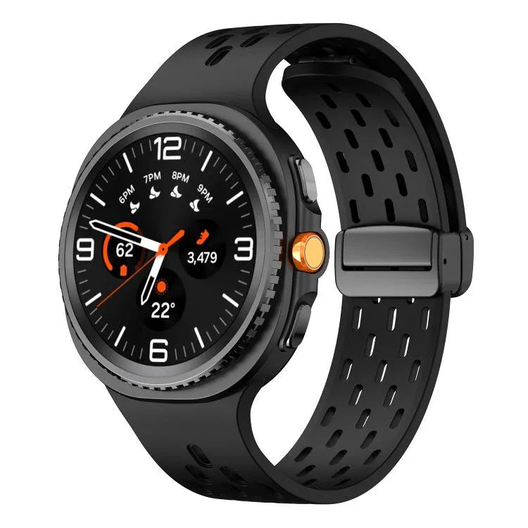 Magnetisches Mesh-Silikon-Uhrenarmband, für Samsung Galaxy Watch8 / Watch8 Classic
