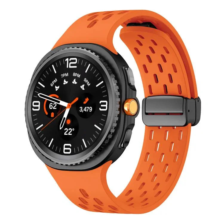 Mesh Magnetic Silicone Watch Band, For Samsung Galaxy Watch8 / Watch8 Classic