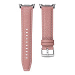 Lychee Texture Genuine Leather Watch Band, For Samsung Galaxy Watch8 / Watch8 Classic